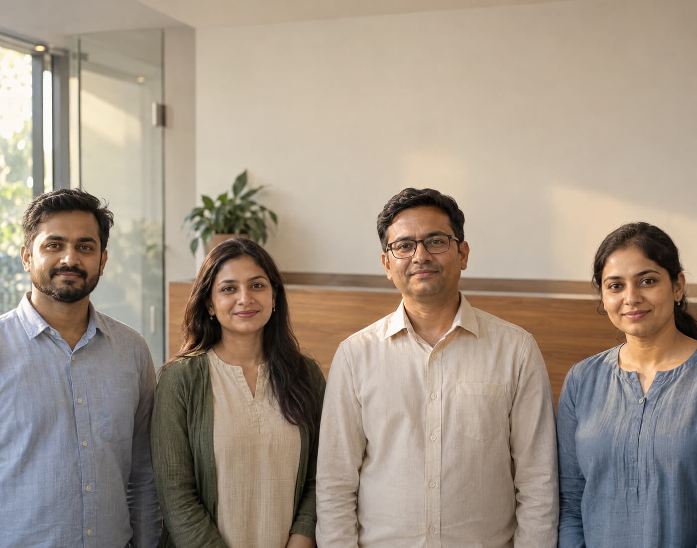 The Vinayana team at the Lucknow head office